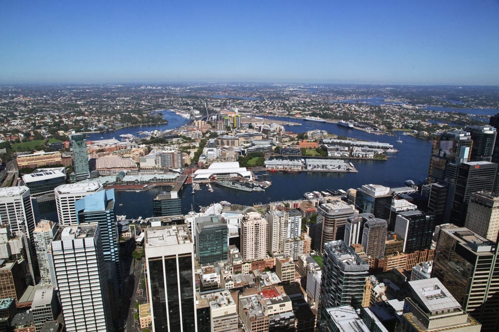 view of sydney