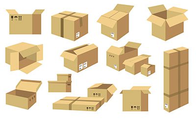 Cardboard boxes